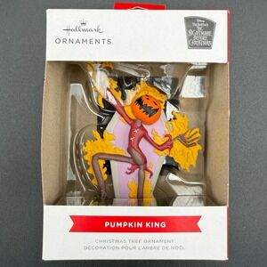 Hallmark Christmas Ornament Pumpkin King Nightmare Before Christmas New
